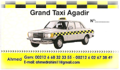 carte taxi
