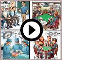 dessin humoristique bridge